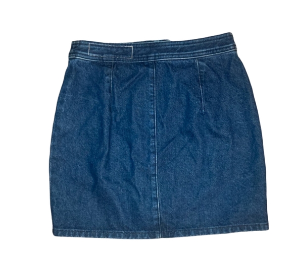 Rag & Bone Racer Denim Skirt 24 - Picture 4 of 6